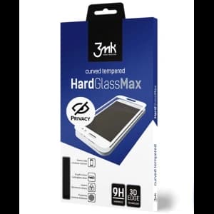 3MK Apple Gehärtetes Glas HardGlass Max Datenschutz iPhone 6/6S Plus schwarz