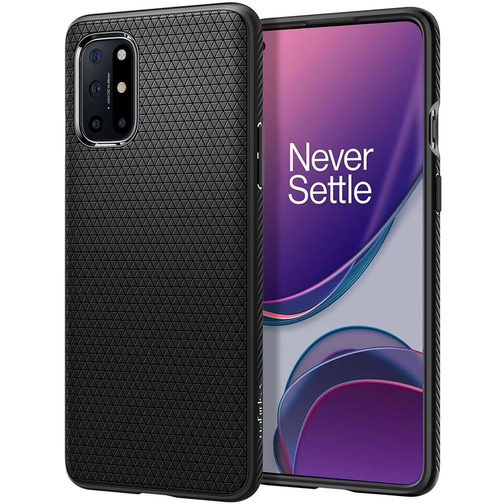 Spigen OnePlus Gehäuse Liquid Air 8T Mattschwarz - 1