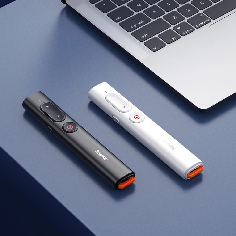Baseus Orange Dot PPT wireless Presenter (Youth) with battery Black - 9