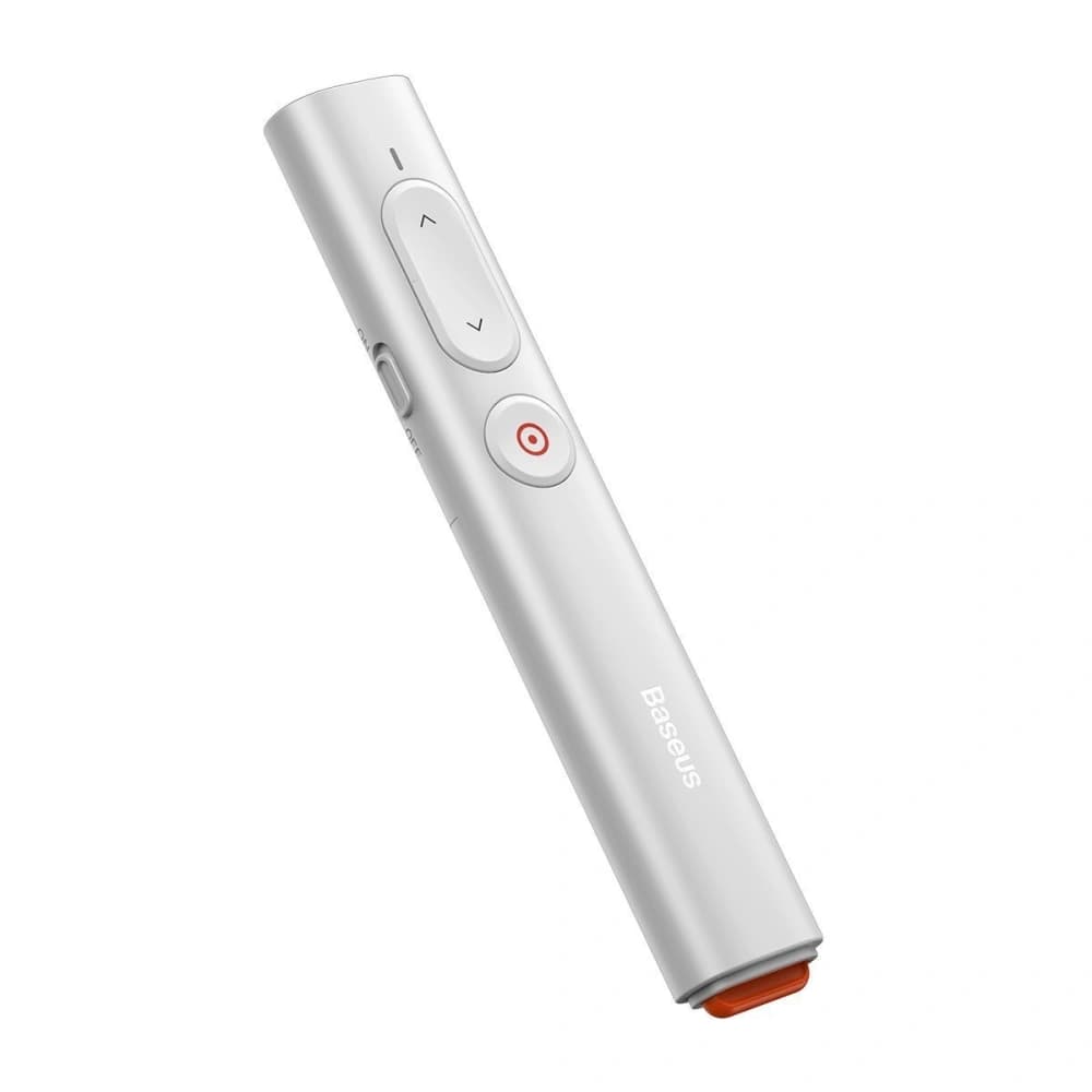 Baseus Orange Dot PPT wireless Presenter (Youth) with battery White - 5