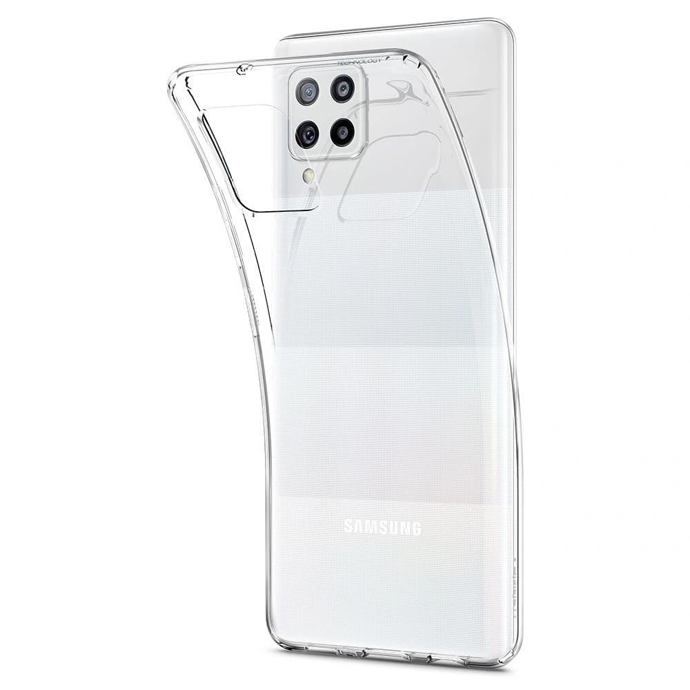 Spigen Samsung Gehäuse Flüssigkristall Galaxy A42 5G Kristallklar - 3
