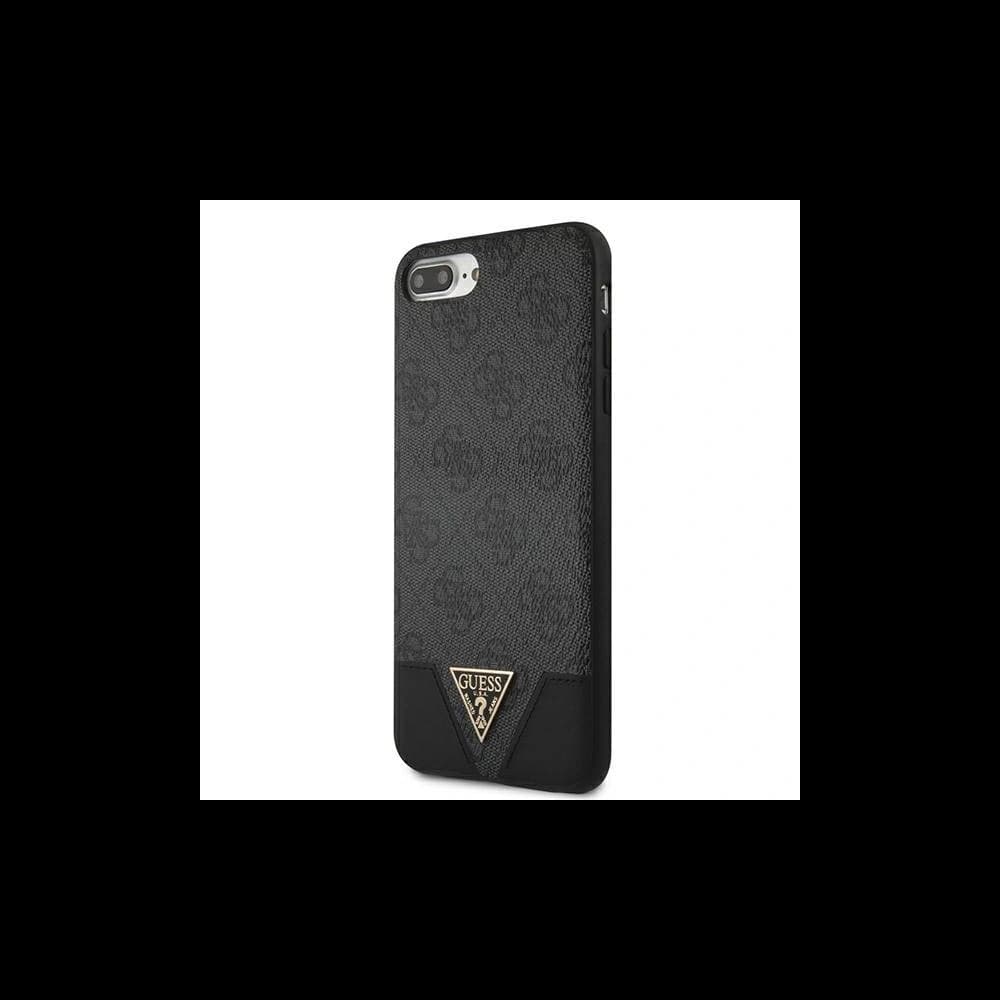Guess Apple Tasche GUHCI8LPU4GHBK iPhone 8/7 Plus grau/grau Hartschale 4G Triangle Collection - 2