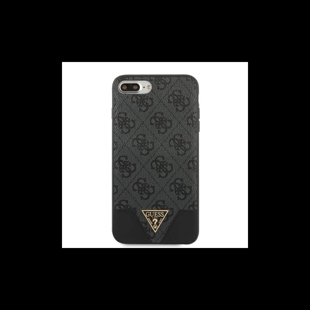 Guess Apple Tasche GUHCI8LPU4GHBK iPhone 8/7 Plus grau/grau Hartschale 4G Triangle Collection - 3