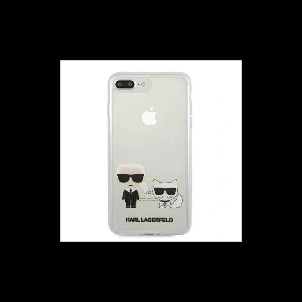 Karl Lagerfeld Apple Tasche KLHCI8LCKTR iPhone 8/7 Plus Hartschalenetui Transparent Karl & Choupette - 3