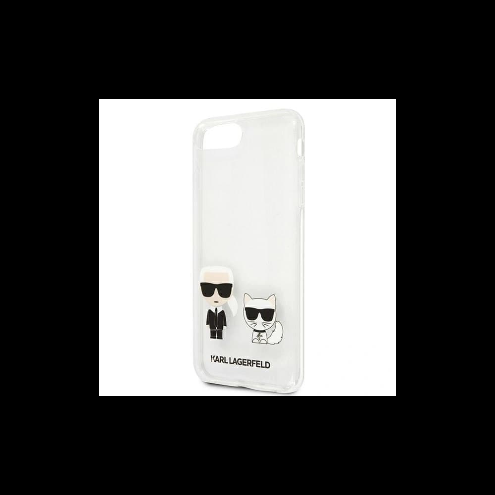 Karl Lagerfeld Apple Tasche KLHCI8LCKTR iPhone 8/7 Plus Hartschalenetui Transparent Karl & Choupette - 6