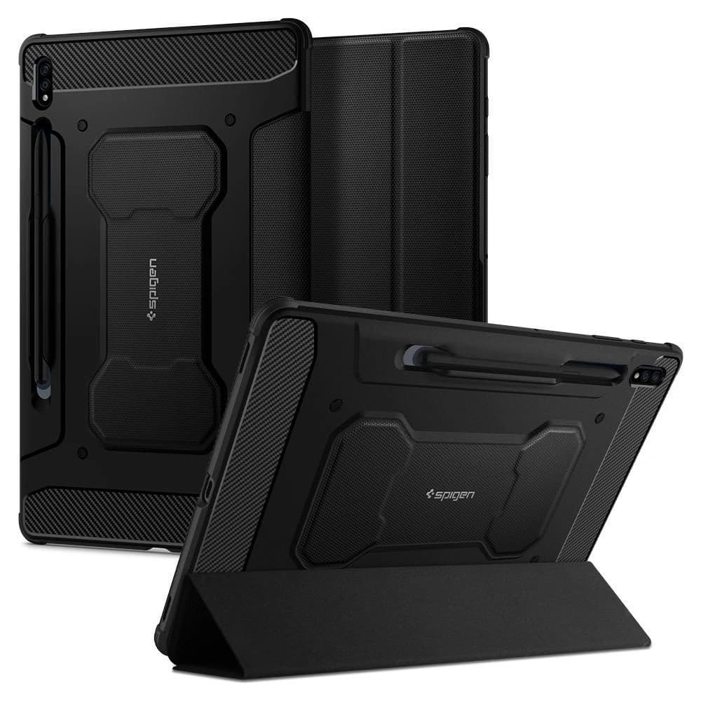 Spigen Rugged Armor Pro Samsung Galaxy Tab S8+ Plus/S7+ Plus Black - 1
