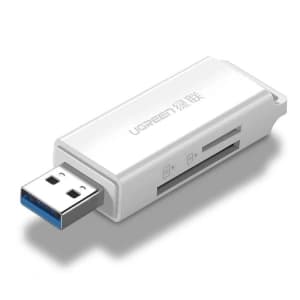Ugreen Speicherkartenleser - CM104 SD/TF USB 3.0 (weiß)