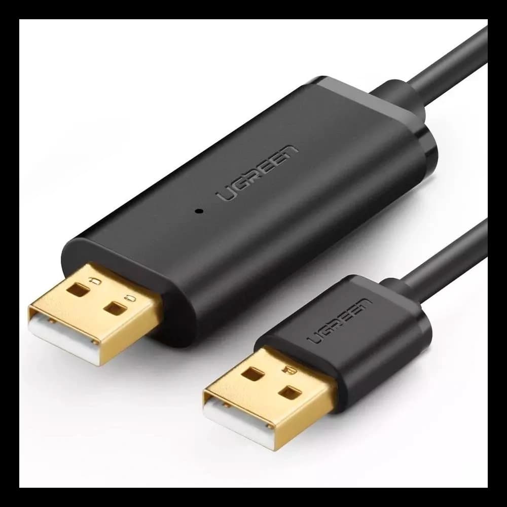 UGREEN US166 USB A-A Datenübertragungskabel, 2m (schwarz) - 1