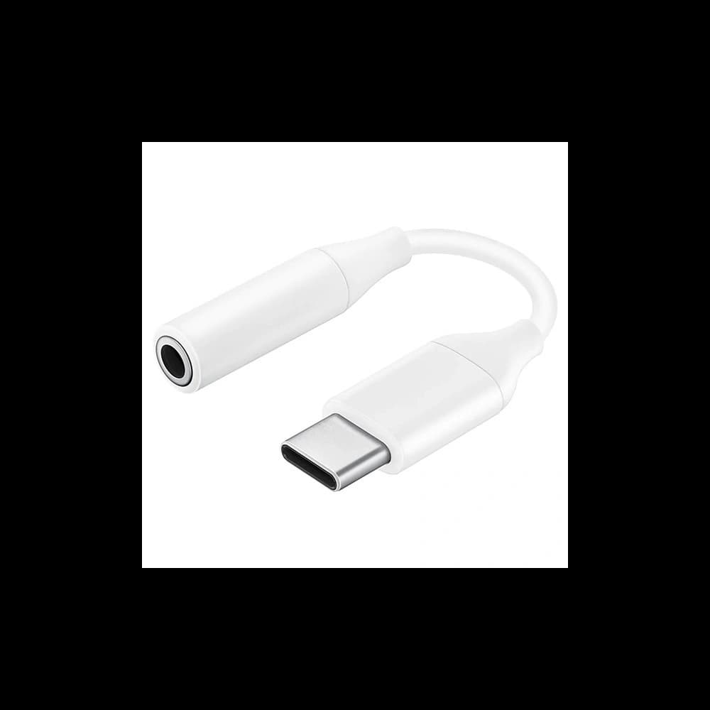 Samsung Adapter EE-UC10JUW USB-C auf 3,5mm Klinke Schnellladung weiß/weiß - 2