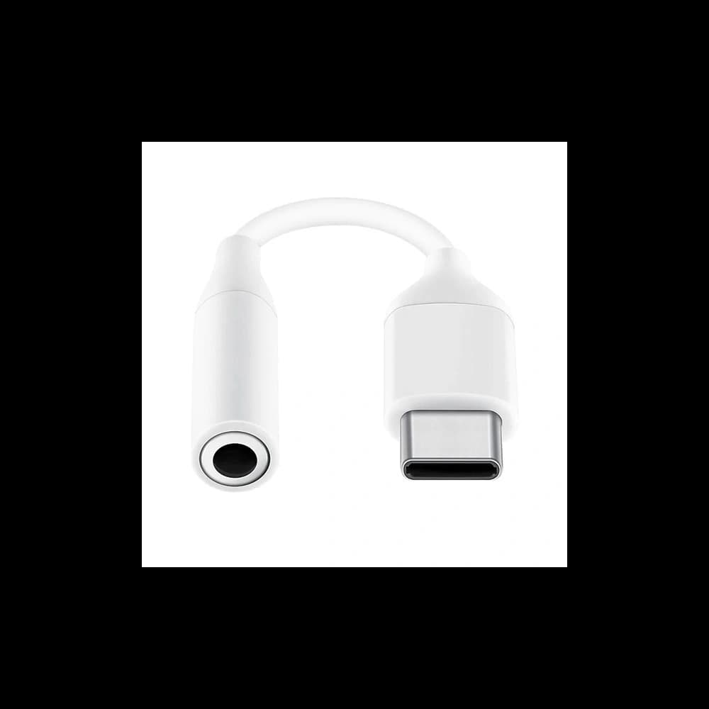 Samsung Adapter EE-UC10JUW USB-C auf 3,5mm Klinke Schnellladung weiß/weiß - 3