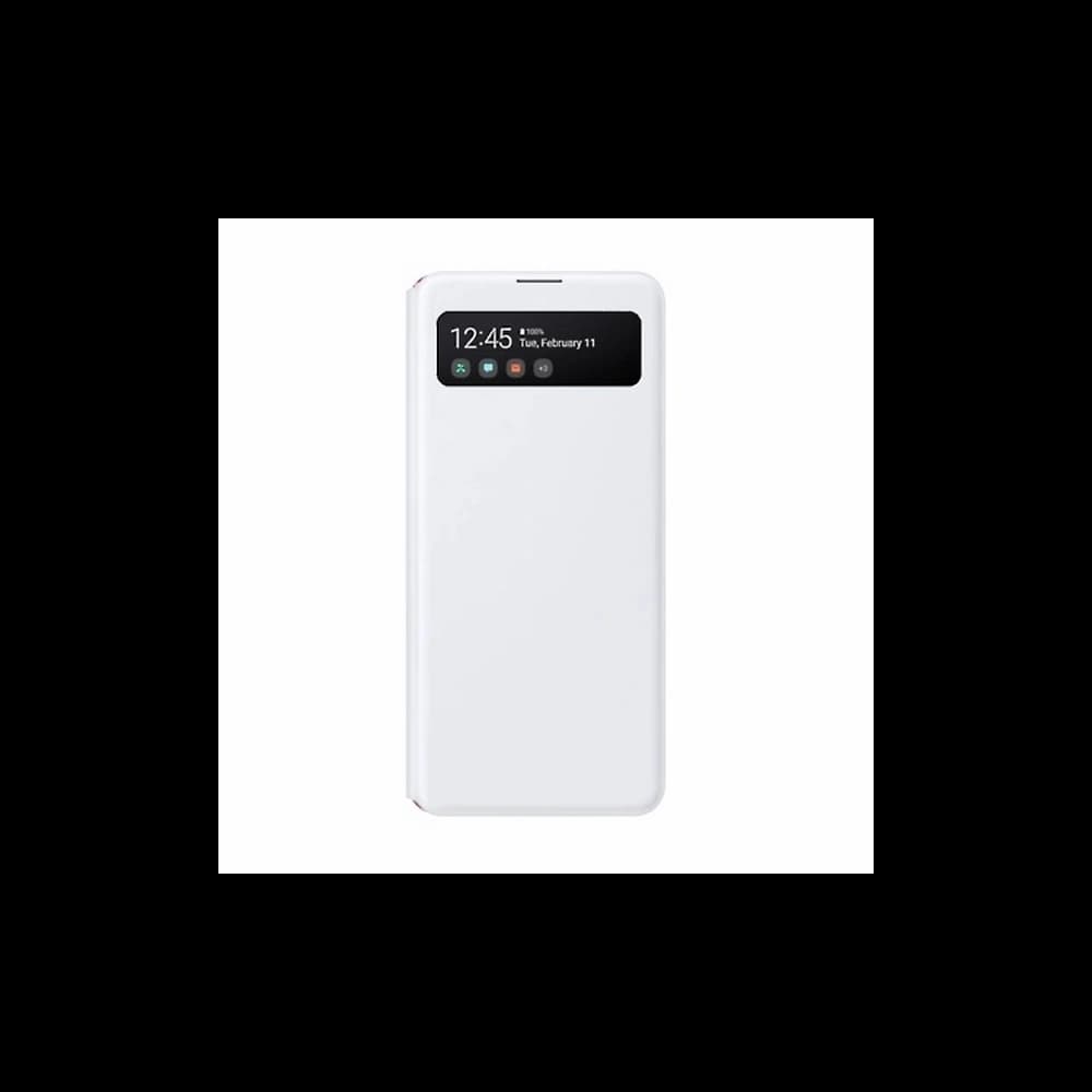 Samsung Gehäuse Galaxy A41 EF-EA415PW weiß/schwarz S View Wallet Cover - 1