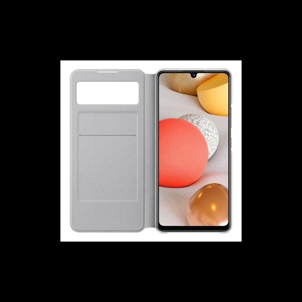 Samsung Gehäuse Galaxy A42 5G EF-EA426PW weiß/weiß S View Wallet Cover - 3
