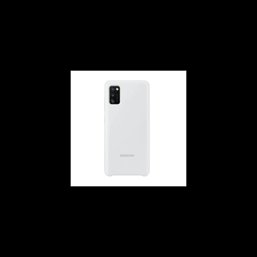 Samsung Gehäuse Galaxy A41 EF-PA415TW weiß/weiß Silikonhülle - 1
