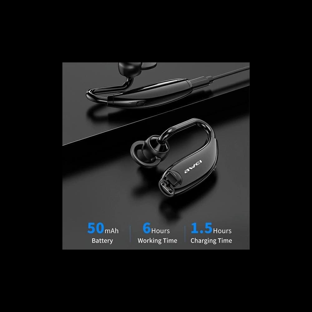 AWEI Bluetooth-Monohörer N5 schwarz/schwarz - 7