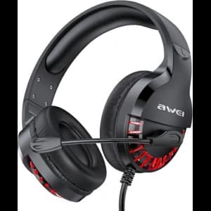 AWEI Gaming-Kopfhörer ES-770i In-Ear Gaming-Kopfhörer mit Mikrofon schwarz/schwarz