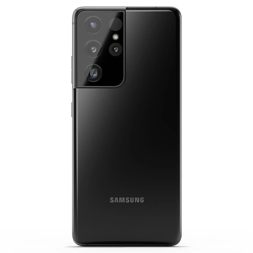 Spigen Samsung Gehärtetes Kameraglas Optik Kameraobjektiv Galaxy S21 Ultra Schwarz - 9