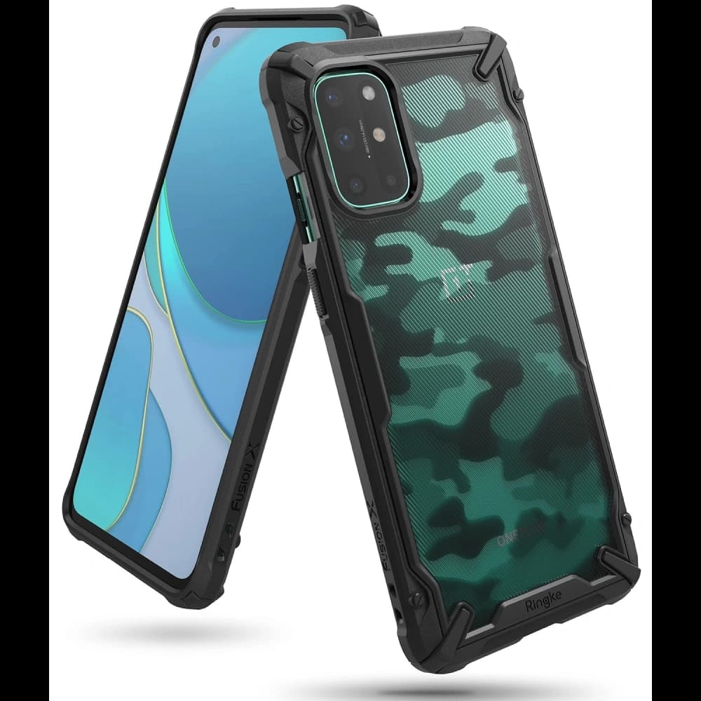Ringke OnePlus Koffer Fusion-X 8T Camo Schwarz - 1