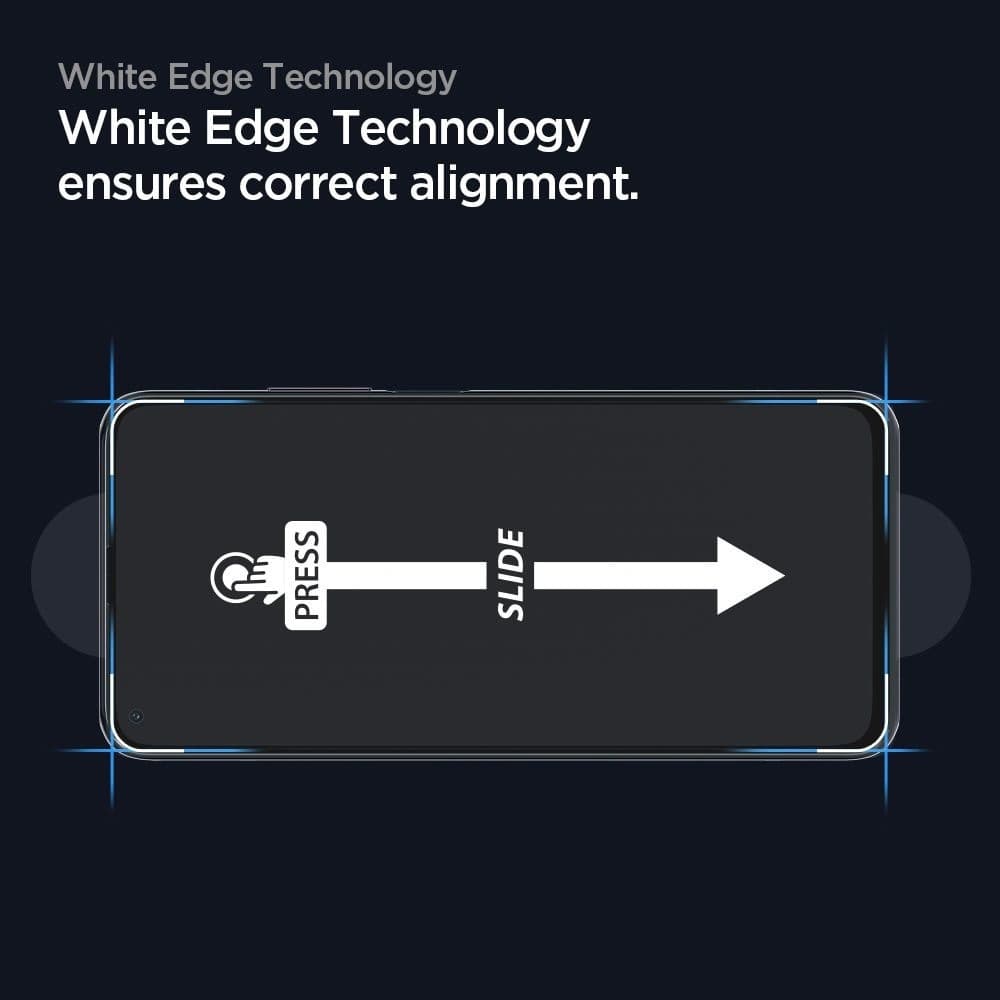 Spigen Xiaomi Gehärtetes Glas GLAS.tR Slim Mi 10T/10T Pro Schwarz - 5