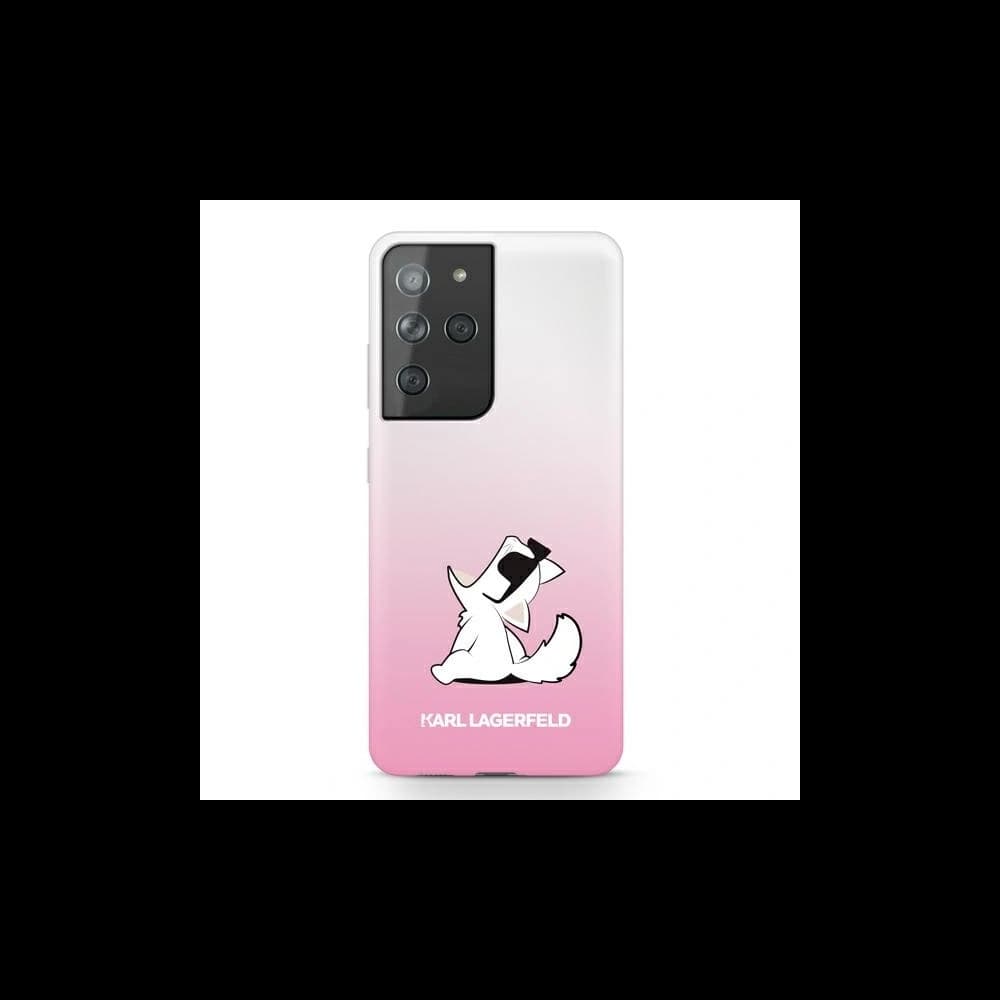 Karl Lagerfeld Samsung Tasche KLHCS21LCFNRCPI Galaxy S21 Ultra Hartschale rosa/rosa Choupette Fun - 1