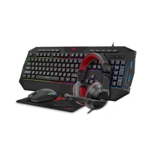 Gaming set 4in1 Havit GAMENOTE KB501CM headphones + keyboard + mouse + mouse pad