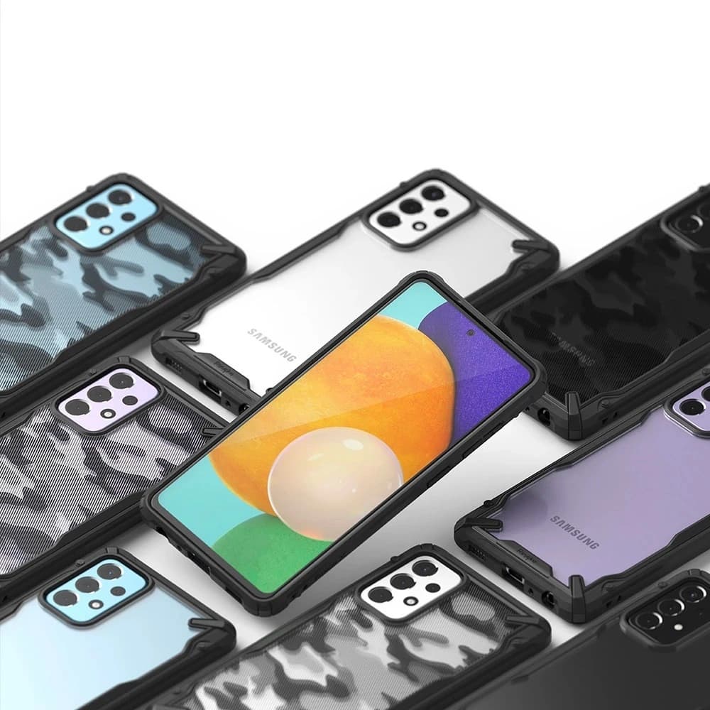 Ringke Fusion-X Design Samsung Galaxy A52/A52s Camo Black - 5