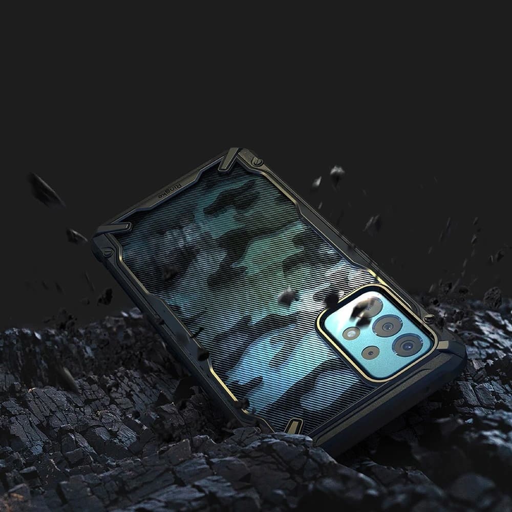Ringke Fusion-X Design Samsung Galaxy A52/A52s Camo Black - 6