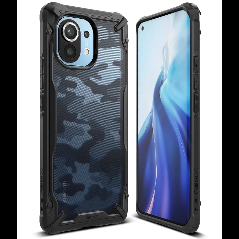 Ringke Fusion-X Design Xiaomi Mi 11 Camo Black - 1