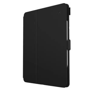 Speck Apple Apple Tasche Balance Folio iPad Pro 12.9 2020 (4. Generation) mit MICROBAN-Beschichtung, Pencil-Halterung (Schwarz)