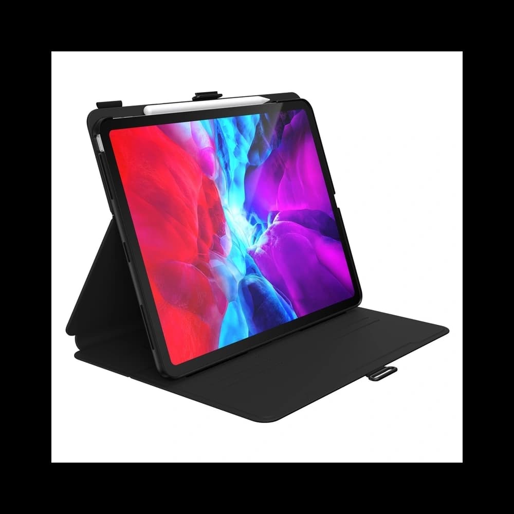 Speck Apple Apple Tasche Balance Folio iPad Pro 12.9 2020 (4. Generation) mit MICROBAN-Beschichtung, Pencil-Halterung (Schwarz) - 6