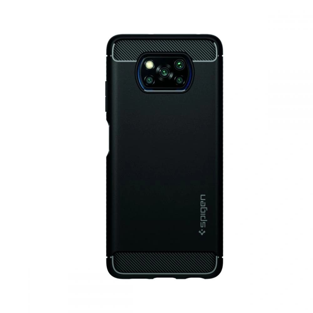 Spigen Rugged Armor Pocophone X3/Pro/NFC Matte Black - 2