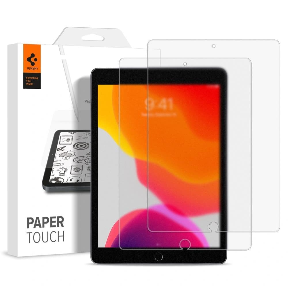 Folia Spigen Paper Touch Apple iPad 10.2 2019/2020/2021 (7., 8. i 9 generacji)/iPad Air 10.5 2019 (3. generacji) [2 PACK] - 1