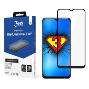 3MK Gehärtetes Glas HardGlass Max Lite Pocophone M3 schwarz