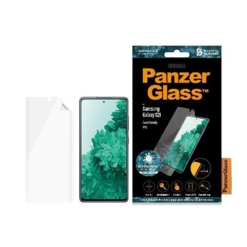 PanzerGlass Samsung Film TPU Galaxy S21 Fall Freundlich Antibakteriell