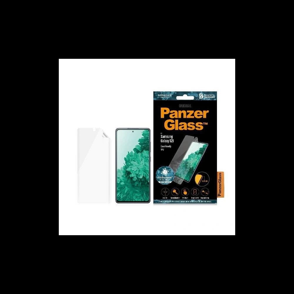 PanzerGlass Samsung Film TPU Galaxy S21 Fall Freundlich Antibakteriell - 1