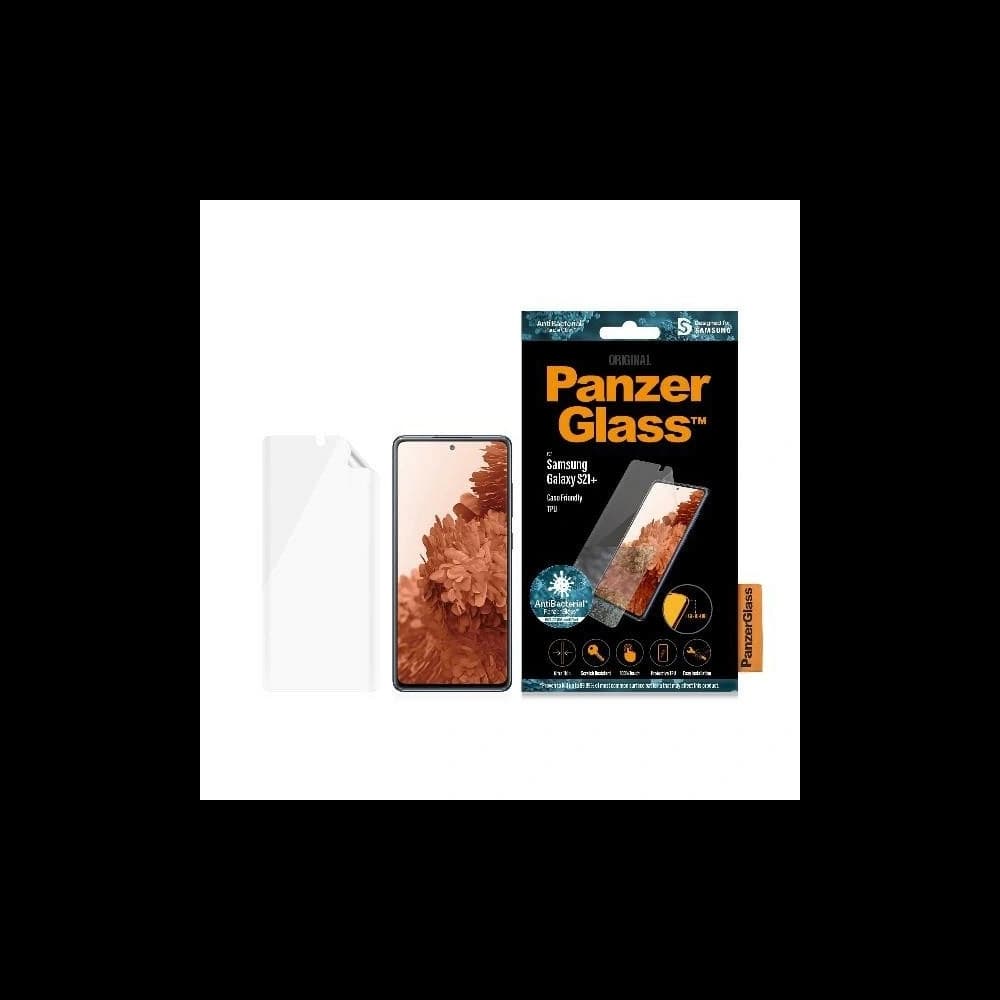 PanzerGlass TPU Samsung Galaxy S21+ Plus Case Friendly Antibacterial - 1