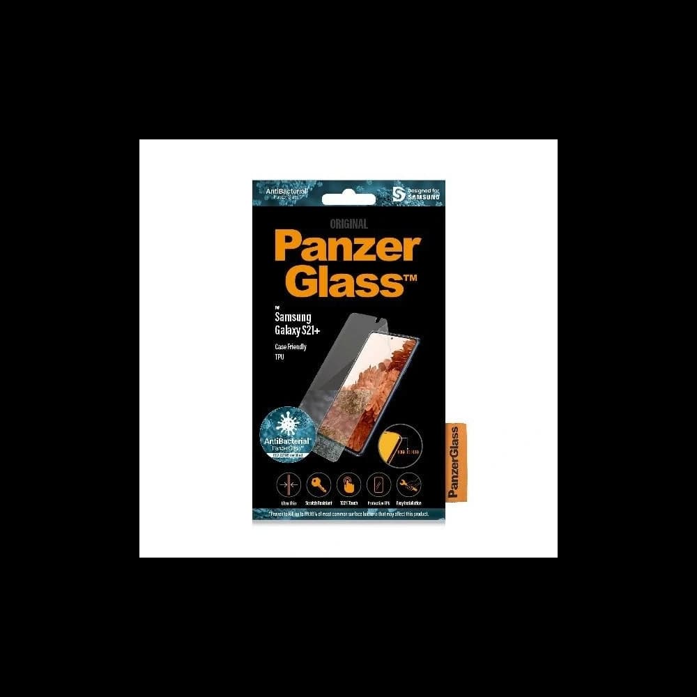 PanzerGlass TPU Samsung Galaxy S21+ Plus Case Friendly Antibacterial - 3