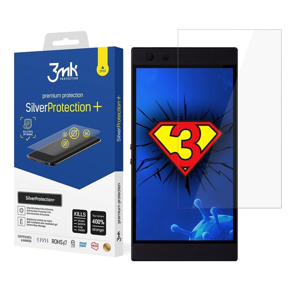 Antimikrobielle Schutzfolie 3MK Silver Protect+ Razer Phone 2 - 1