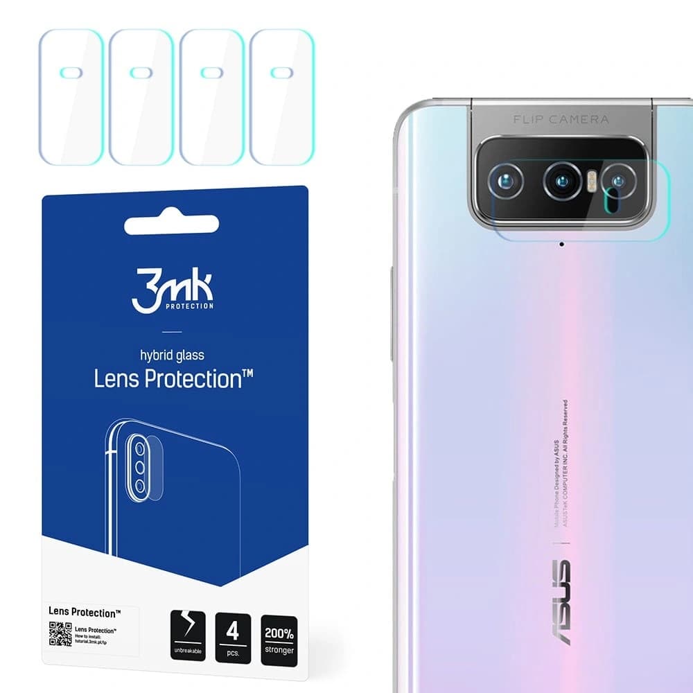 3MK Lens Protection Asus Zenfone 7 Pro [4 PACK] - 1