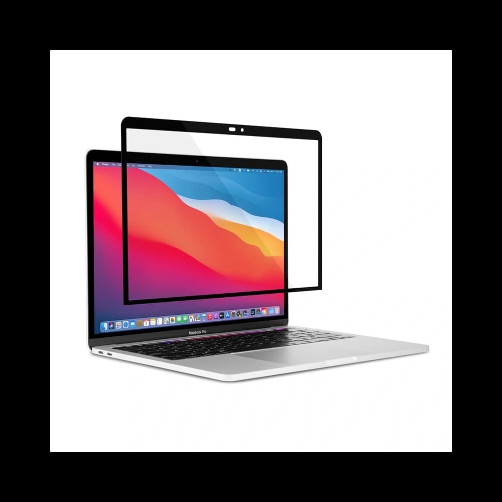Moshi Apple Schutzfolie iVisor XT MacBook Pro 13/Air 13 (Schwarzer Rahmen) - 3