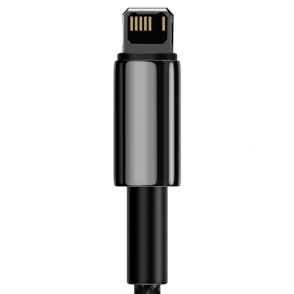 Baseus USB zu Lightning Kabel Tungsten Gold, 2.4A, 2m (schwarz) - 2