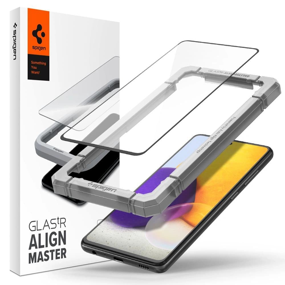Spigen GLAS.tR AlignMaster Samsung Galaxy A52/A52s Black - 1