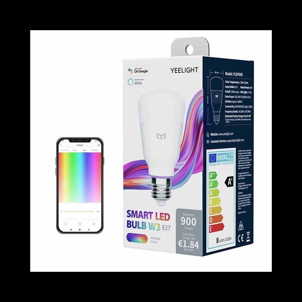 Yeelight Intelligente Glühbirne W3 E27 (Farbe) - 1