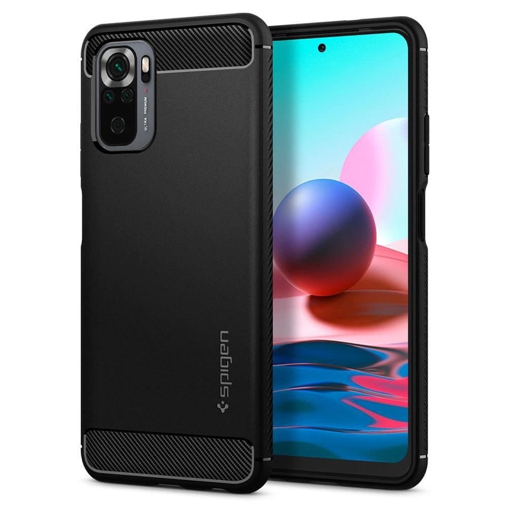 Spigen Rugged Armor Redmi Note 10/10S Matte Black - 1