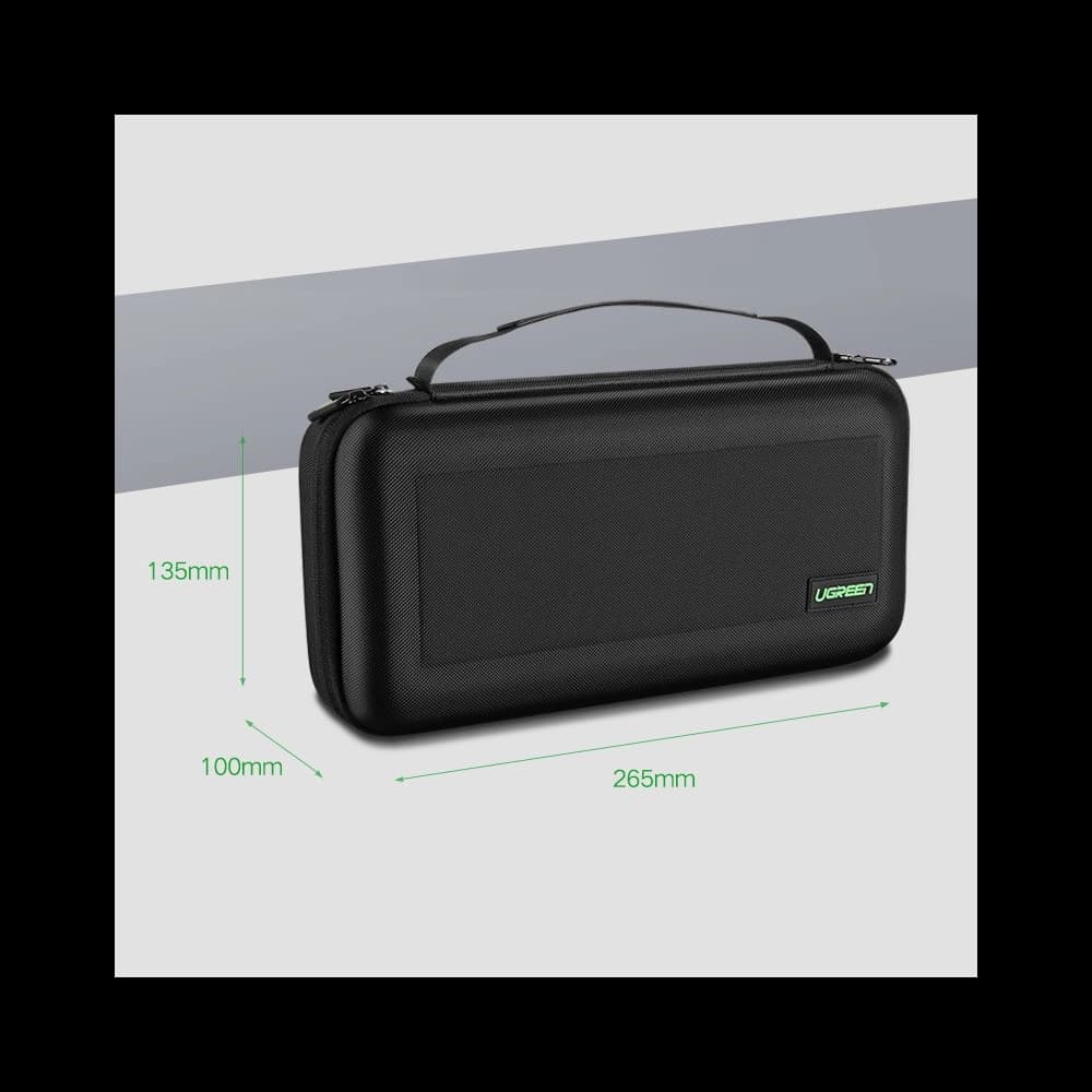 UGREEN Tasche für Nintendo Switch und Zubehör S 26,5 x 10 x 13,5 cm schwarz (50275 LP145) - 17