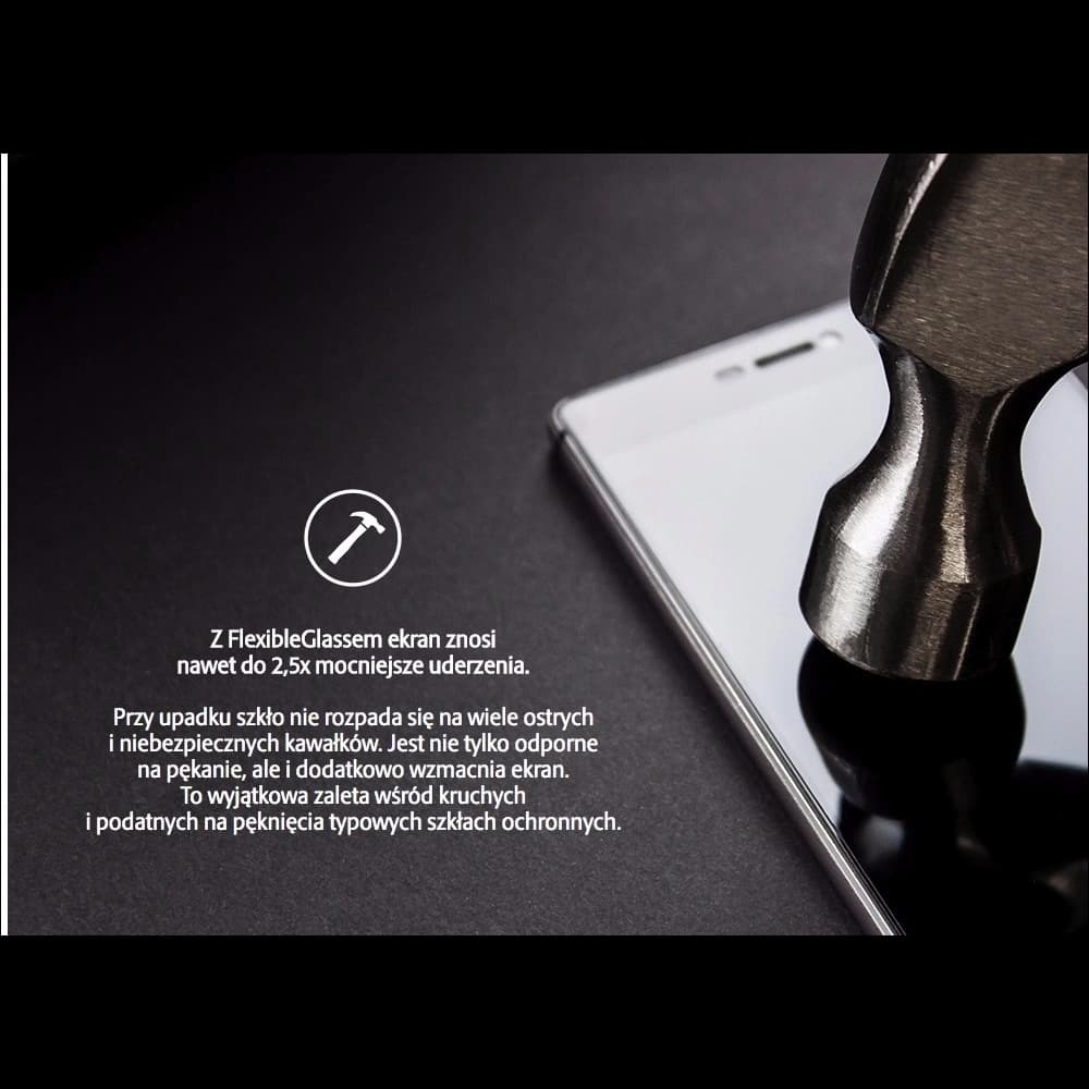 Hybridglas 3MK FlexibleGlass Sony Xperia XZ Premium - 5