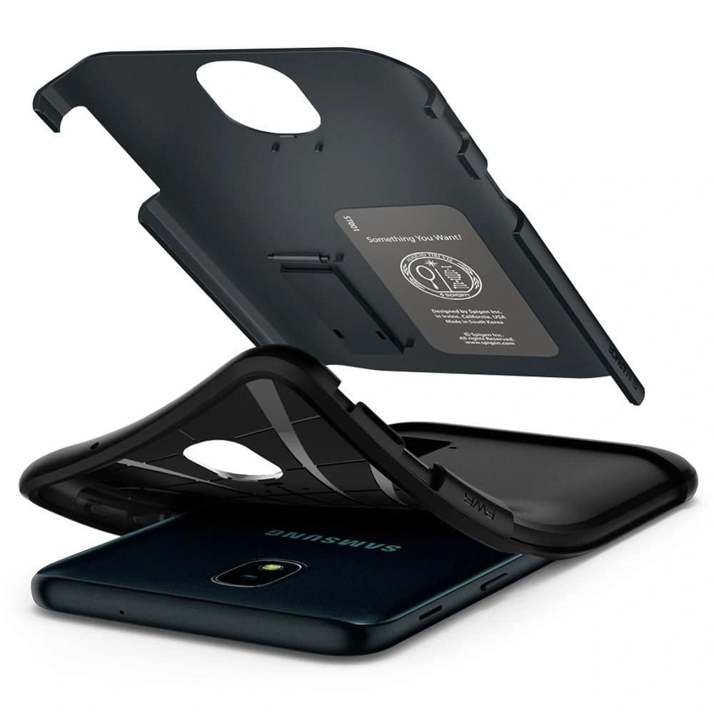 Spigen Slim Armor Samsung Galaxy J3 2018 Metal Slate - 4