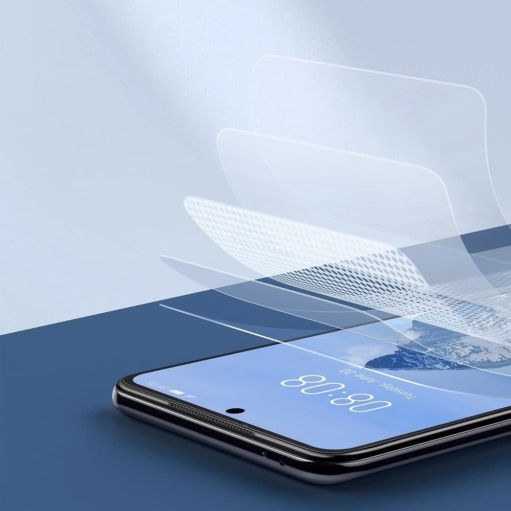 Baseus Xiaomi 2x 0,15 mm Vollbildschutzfolie für Redmi K40/K40 Pro Transparent (SGMIK40-02) - 9