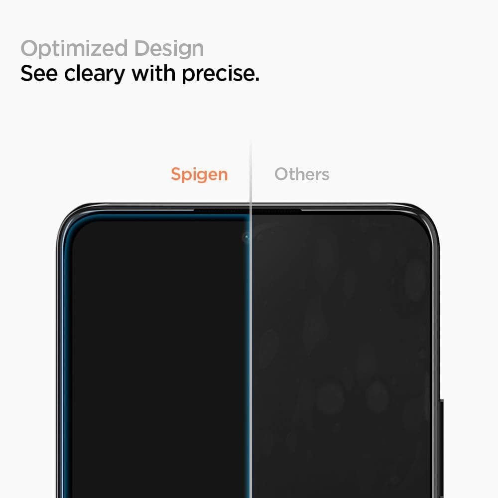 Spigen Gehärtetes Glas GLAS.tR Slim Redmi Note 10/10S Schwarz - 4