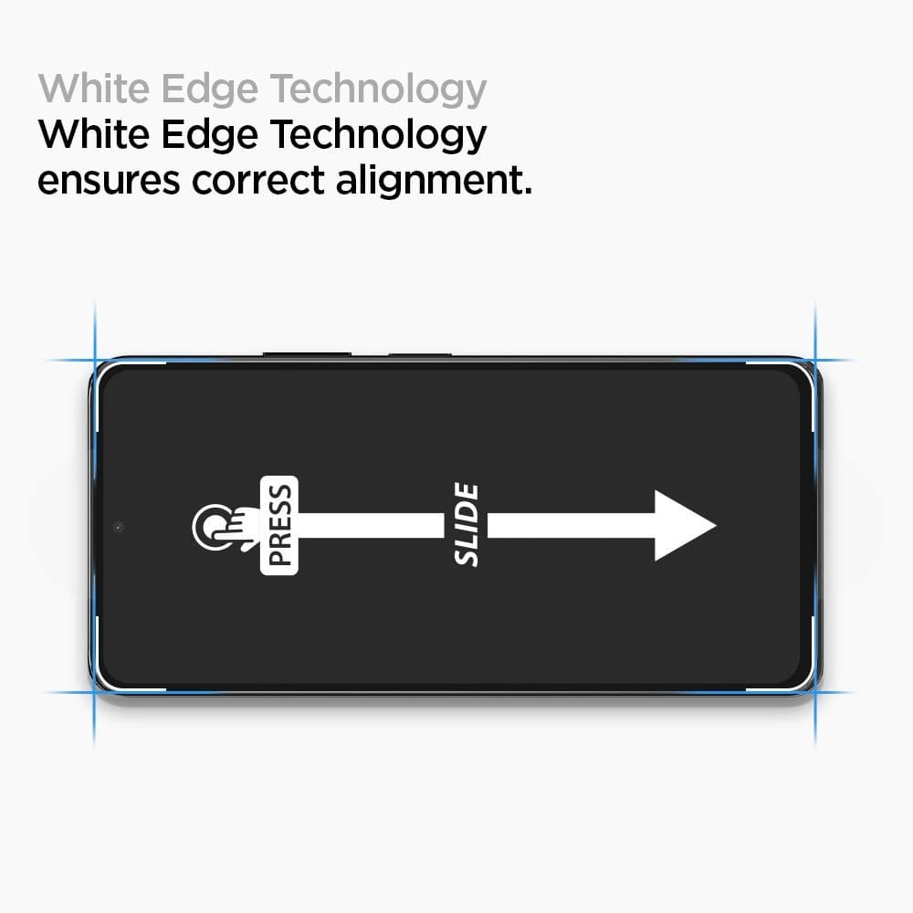 Spigen Gehärtetes Glas GLAS.tR Slim Redmi Note 10/10S Schwarz - 5