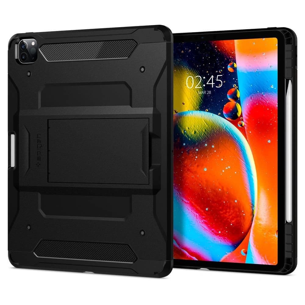 Spigen Apple Tasche Tough Armor Pro iPad Pro 12.9 2021 (5. Generation) Schwarz - 2